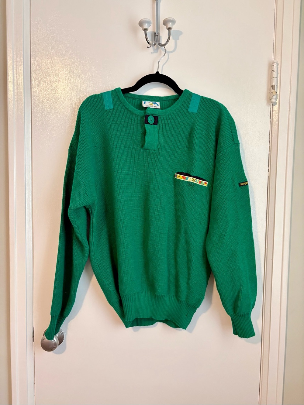 Vintage Navigare Sailing Men’s Crewneck Knit Sweater